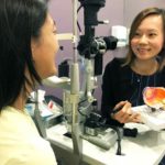 Dr Tan Yar Li with Patient Glaucoma Specialist